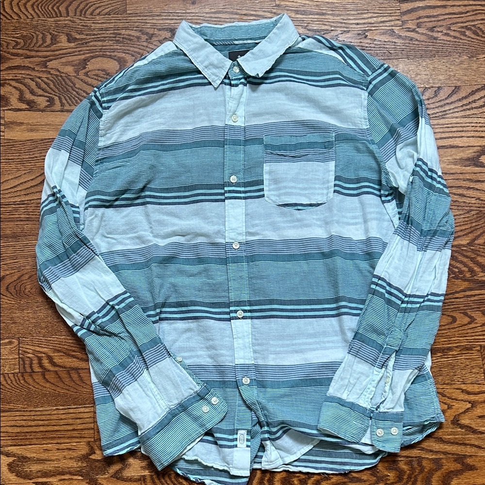Hawkings McGill Men's Striped Button Down Shirt